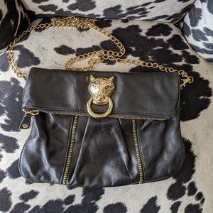 Betsey Johnson Leather Doorknocker Cross Body Bag